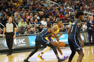 Orlando Magic 11 Aralık 2019 Çarşamba günü Orlando Forida 'daki Amway Center' da Los Angeles Lakers 'a ev sahipliği yaptı..  