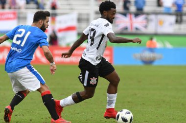 13 Ocak 2018 'de Orlando Florida' daki Spektrum Stadyumu 'nda düzenlenen Florida Kupası' nda Korucular Corinthianlara karşı..