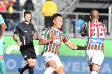 Fluminense, Florida Kupası 'nda 15 Ocak 2018' de Orlando Florida 'da oynanan Spektrum Stadyumu' nda Barcelona SC 'ye karşı..  