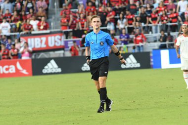 Flamengo Eintracht Frankfurt 'a karşı 12 Ocak 2019 Cumartesi günü Orlando City Stadyumu' nda. 