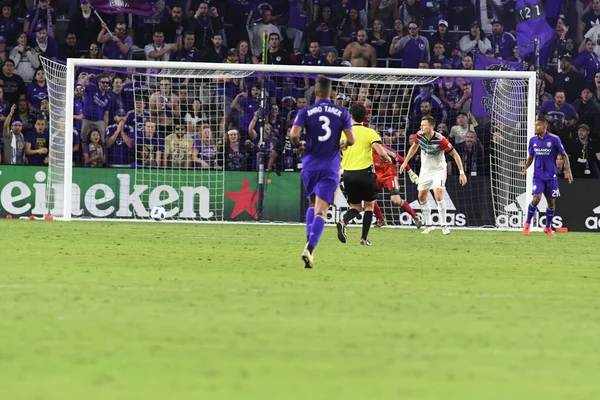 Orlando City Host United Camping World Stadium Orlando Florida October — Stock Fotó