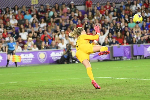 Usa England Match 2020 Shebelieves Cup Exploria Stadium Orlando Florida — стокове фото