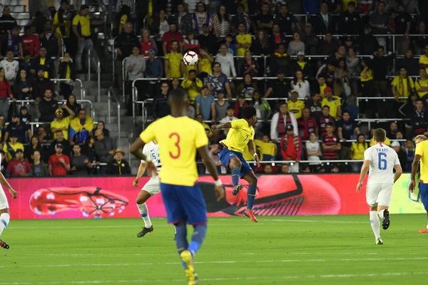 Die Männer Nationalmannschaft Empfängt März 2019 Die Ecuadorianische Nationalmannschaft Orlando — Stockfoto