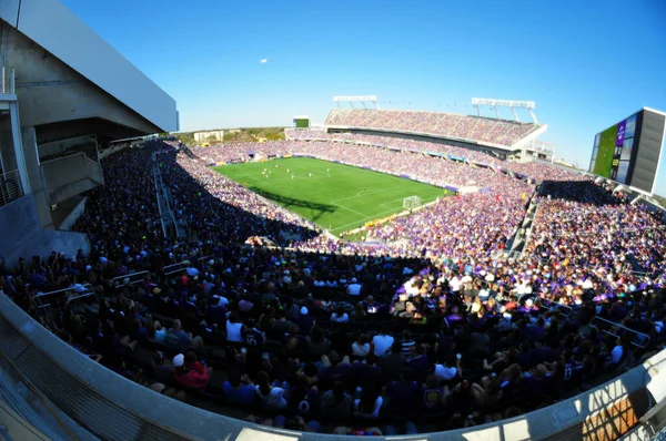 Orlando City Gastheer Real Salt Lake Bij Citrus Bowl Orlando — Stockfoto