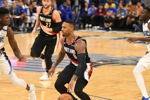 Orlando Magic Host Portland Trail Blazers Amway Center Orlando Florida — Φωτογραφία Αρχείου