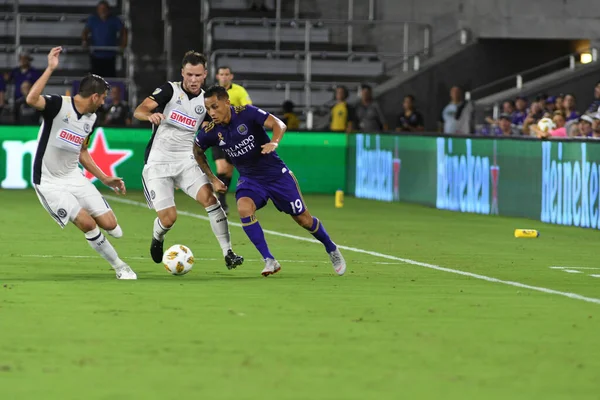 Orlando City SC 1 Eylül 2018 'de Florida Exploria Stadyumu' nda Philadelphia Union 'a ev sahipliği yaptı.