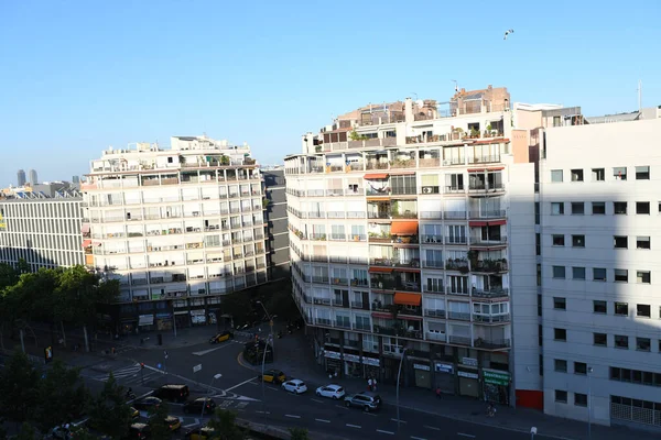 Utsikt Över Barcelona Stad Stadsbild — Stockfoto