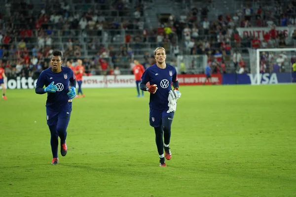 Usa Angleterre Match Lors Coupe Shebelieves 2020 Stade Exploria Orlando — Photo