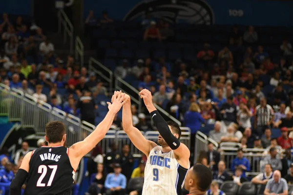 Orlando Magic Host Portland Trail Blazers Amway Center Orlando Florida — Φωτογραφία Αρχείου