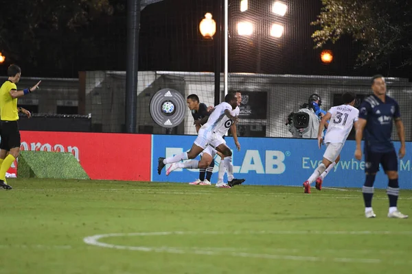 2018 Sporting Kansas City Face Minnesota United Mls Back Tournament — 스톡 사진