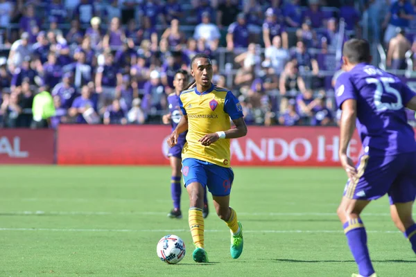 Orlando City Hostí Colorado Rapids Stadionu Orlando City Orlandu Floridě — Stock fotografie