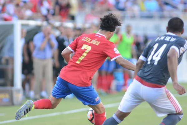 Costa Rica Enfrenta Paraguay Durante Copa América Centenario Camping World —  Fotos de Stock