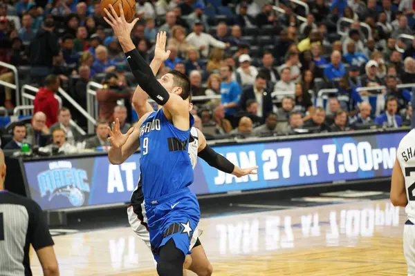 Orlando Magic Hostit Lakers Amway Center Orlando Florida Neděli Ledna — Stock fotografie