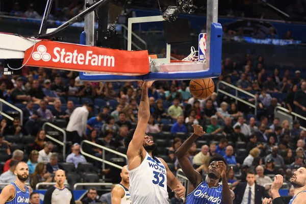 Orlando Magic Şubat 2019 Orlando Florida Bulunan Amway Arena Minnesota — Stok fotoğraf