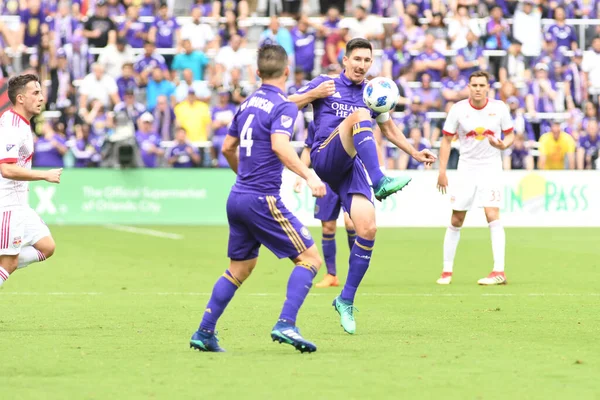 Orlando City Host New York Red Bulls Exploria Stadium Orlando — Stock Photo, Image