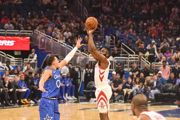 Orlando Magic Φιλοξενεί Τους Houston Rockets Στο Amway Arena Την — Φωτογραφία Αρχείου