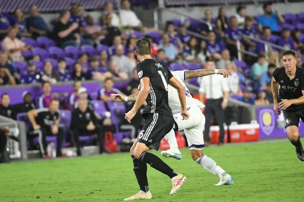 Orlando City Hosts Sporting Kansas Exploria Stadium Wednesday August 2019 — Stock Photo, Image