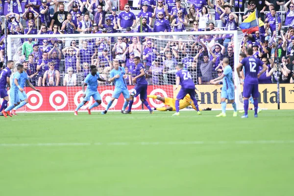 Orlando City Host New York City Orlando City Stadium Orlando — Stock fotografie