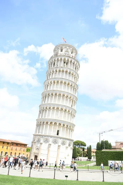 Eğik Pisa Kulesi Talya — Stok fotoğraf