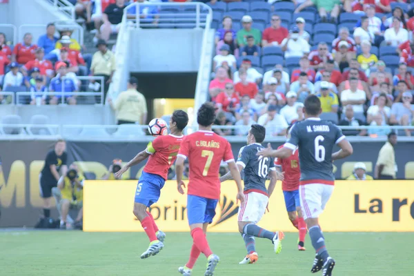 Costa Rica Szembe Paraguay Copa America Centenario Camping World Stadium — Stock Fotó