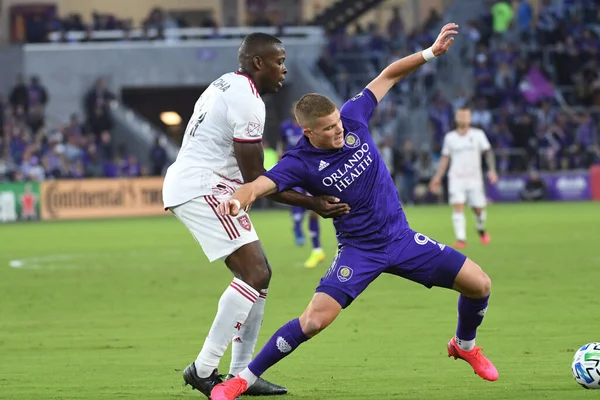 Orlando City Accueille Real Salt Lake Stade Exploria Samedi Février — Photo