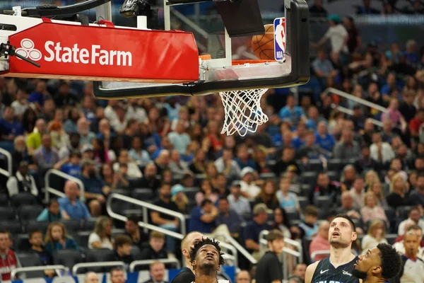 Μπάσκετ Παιχνίδι Nba Σεζόν Orlando Magic Εναντίον Μαϊάμι Χιτ Ιανουάριος — Φωτογραφία Αρχείου