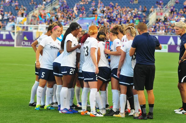 Orlando Pride Acoge Washington Spirit Camping World Stadium Orlando Florida — Foto de Stock