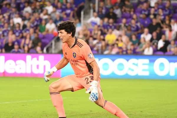 Orlando City Gastheer Reykjavk Exploria Stadium Een Vriendschappelijke Wedstrijd Dinsdag — Stockfoto