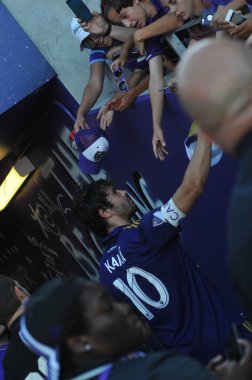Orlando City 29 Nisan 2017 'de Orlando, Florida' daki Orlando City Stadyumu 'nda Colorado Rapids' e ev sahipliği yaptı.)