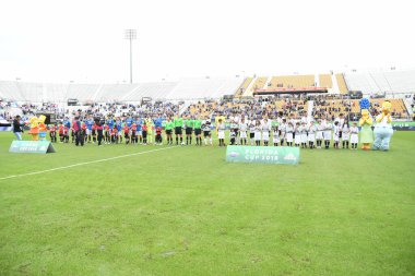 13 Ocak 2018 'de Orlando Florida' daki Spektrum Stadyumu 'nda düzenlenen Florida Kupası' nda Korucular Corinthianlara karşı..