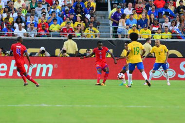 Brezilya, 8 Haziran 2016 tarihinde Orlando Florida 'daki Copa America Centenario' da Haiti ile karşılaştı..