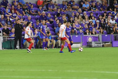 Orland Pride, 25 Ağustos 2018 'de Orlando Florida' daki Exploria Stadyumu 'nda Chicago Red Stars' a ev sahipliği yapıyor.. 