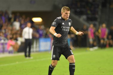 Orlando City 21 Nisan 2018 'de Orlando Florida' daki Exploria Stadyumu 'nda San Jose depremlerine ev sahipliği yaptı..  