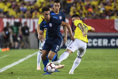 ABD Kolombiya 'ya karşı Raymond James Stadyumu, Tampa Florida' da 11 Ekim 2018 'de. Fotoğraf: Marty Jean-Louis