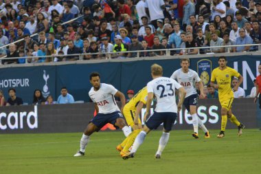 Paris Saint-Germain, Tottenham Hotspur 'a karşı 22 Temmuz 2017' de Orlando Florida 'daki Citrus Bowl' da. 