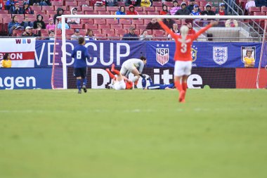 Japonya, İngiltere 'ye karşı Raymond James Stadyumu' nda 5 Mart 2019 'da Tampa Florida' da. 