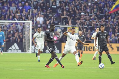 Orlando City 21 Nisan 2018 'de Orlando Florida' daki Exploria Stadyumu 'nda San Jose depremlerine ev sahipliği yaptı..  