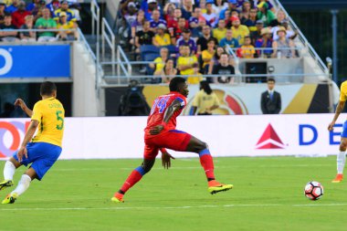 Brezilya, 8 Haziran 2016 tarihinde Orlando Florida 'daki Copa America Centenario' da Haiti ile karşılaştı..