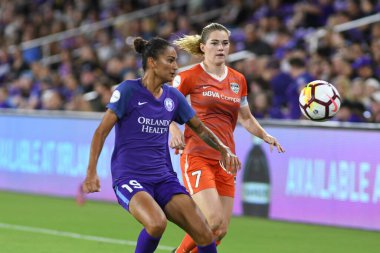 Orlando Pride 28 Haziran 2018 'de Orlando City Stadyumu' nda Houston Dash 'e ev sahipliği yaptı..  