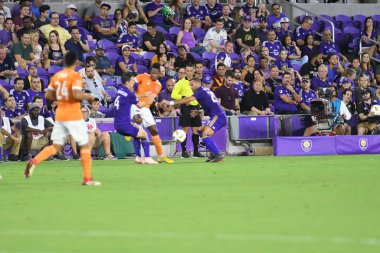 Orlando City SC, 22 Eylül 2018 'de Florida Exploria Stadyumu' nda Houston Dynamo 'yu ağırladı.. 