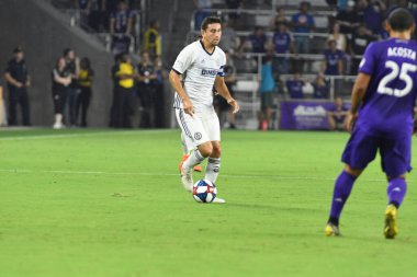 Orlando City, 3 Temmuz 2019 Çarşamba günü Orlando Florida 'daki Exploria Stadyumu' nda Philadelphia Union 'a ev sahipliği yaptı.. 