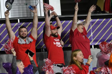 Orlando Florida Exploria Stadyumu 'ndaki 2019 Tedavi Kupası 21 Aralık 2019 Georgia Southern Eagles' a karşı Liberty Flames.