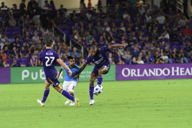 Orlando City 26 Temmuz 2018 'de Florida Exploria Stadyumu' nda NYC FC 'ye ev sahipliği yaptı. Fotoğraf: Marty Jean-Louis