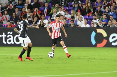 Korintliler, 10 Ocak 2018 'de Orlando City Stadyumu' nda düzenlenen Florida Kupası 'nda PSV Eindhoven' a karşı.