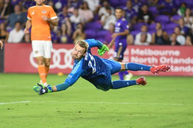 Orlando City SC, 22 Eylül 2018 'de Florida Exploria Stadyumu' nda Houston Dynamo 'yu ağırladı..