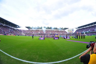 Orlando City, 5 Mart 2017 'de Orlando City Stadyumu' nda NYC FC 'ye ev sahipliği yaptı..  