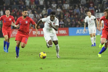 Amerikan Futbol Takımı 15 Kasım 2019 Cuma günü Orlando Florida 'daki Exploria Stadyumu' nda oynanan Concacaf Uluslar Ligi karşılaşmasında Kanada 'ya ev sahipliği yapmaktadır.