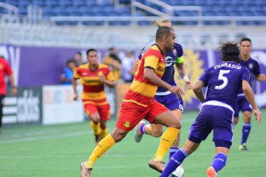 Orlando City SC, 29 Haziran 2016 'da Orlando Florida' daki Kamp Dünyası Stadyumu 'nda Fort Lauderdale Strikers' a ev sahipliği yaptı..