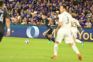 Orlando City 21 Nisan 2018 'de Orlando Florida' daki Exploria Stadyumu 'nda San Jose depremlerine ev sahipliği yaptı..  