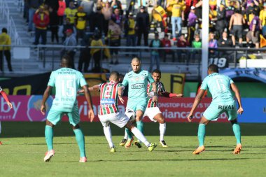 Fluminense, Florida Kupası 'nda 15 Ocak 2018' de Orlando Florida 'da oynanan Spektrum Stadyumu' nda Barcelona SC 'ye karşı..  